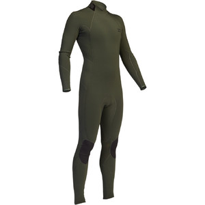 2021 Billabong Mens Absolute 5/4mm GBS Back Zip Wetsuit Z45M17 - Military